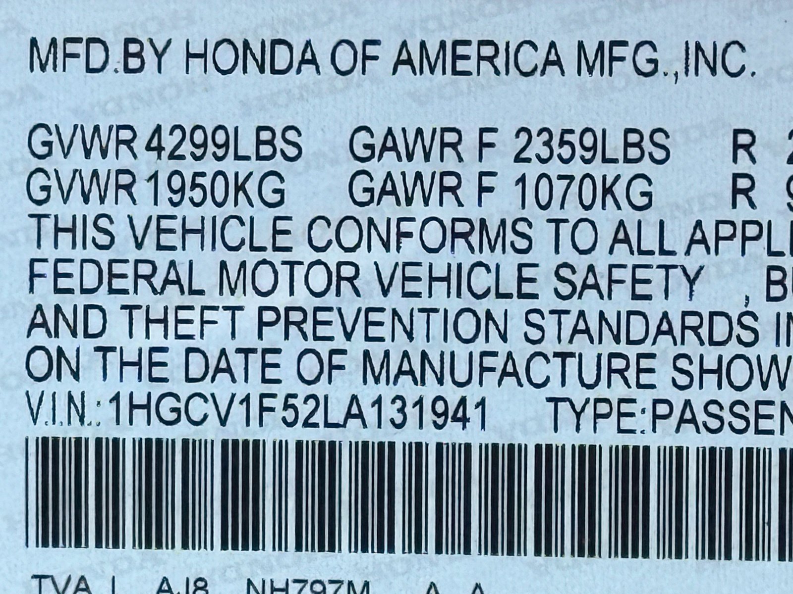 Used 2020 Honda Accord EX-L image 52