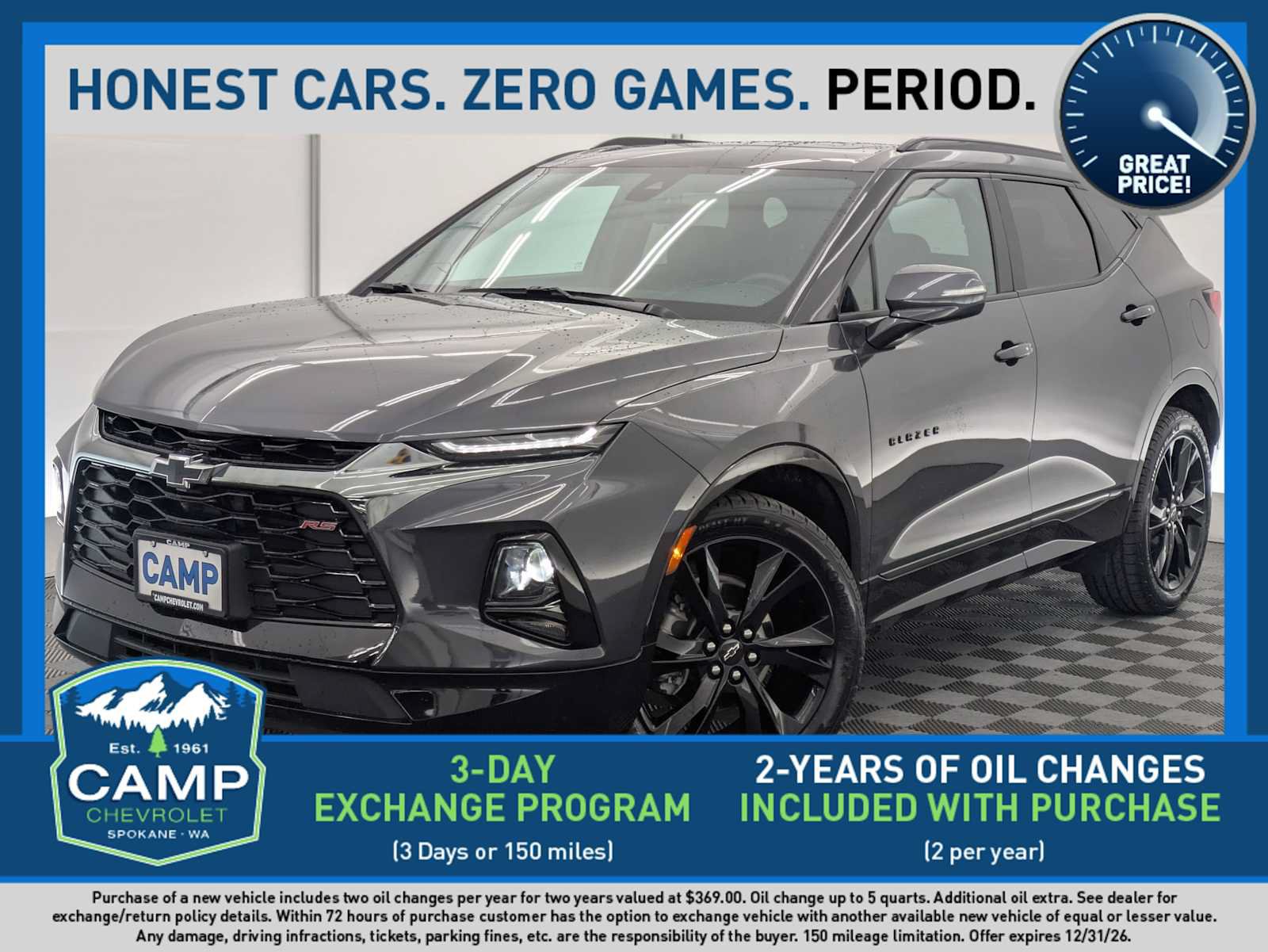Used 2021 Chevrolet Blazer RS w/ Enhanced Convenience Package AWD/4WD video 1