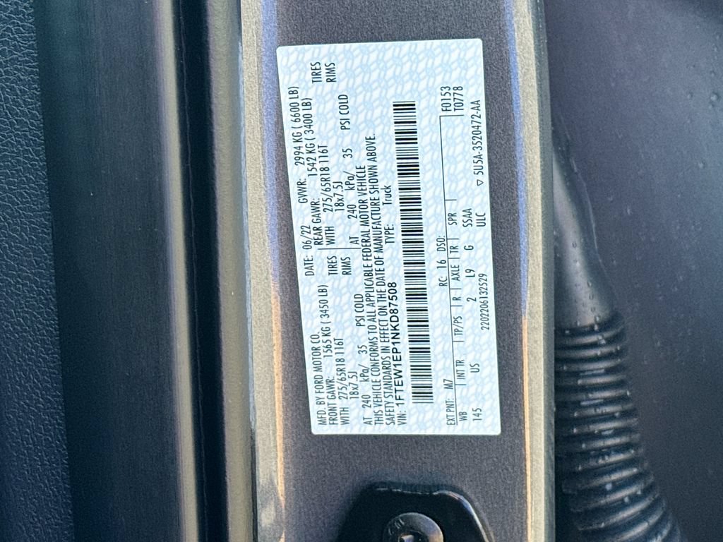 Certified 2022 Ford F150 XLT w/ Equipment Group 302A High AWD/4WD image 32