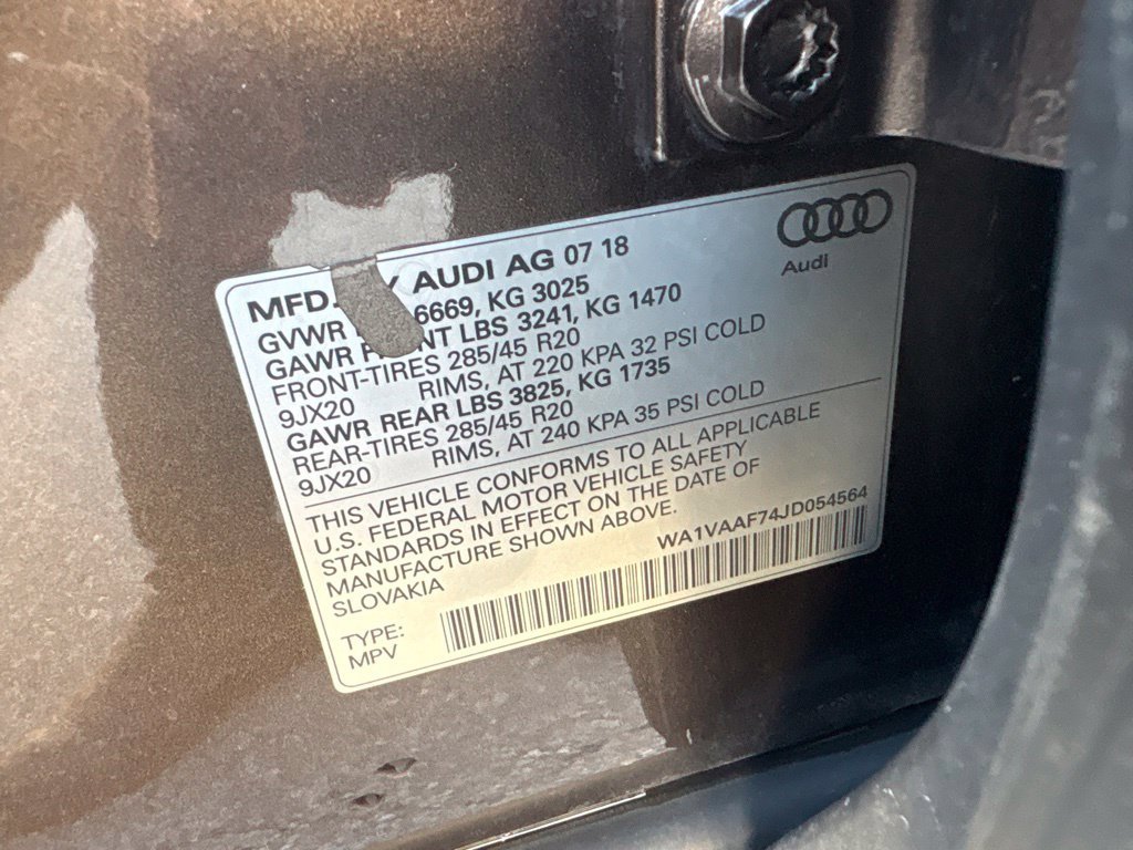 Used 2018 Audi Q7 3.0T Prestige w/ Prestige Package AWD/4WD image 22