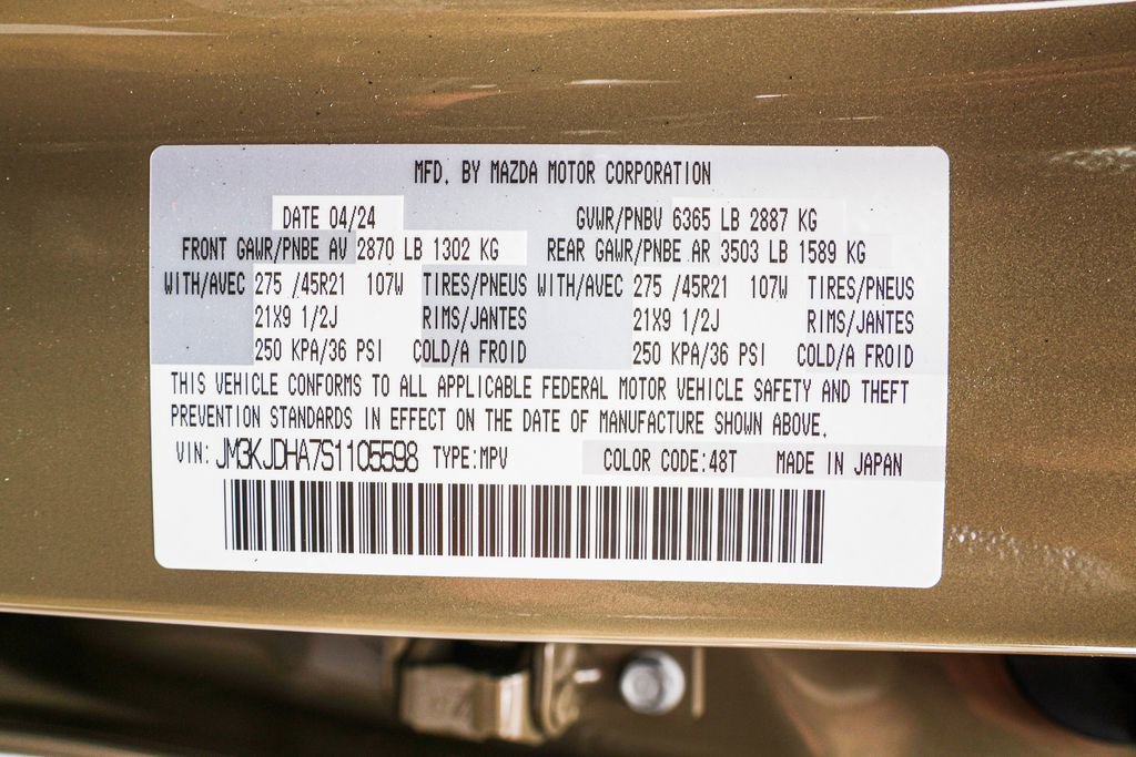 Used 2025 MAZDA CX-70 Plug-In Hybrid w/ Premium Pkg AWD/4WD image 42