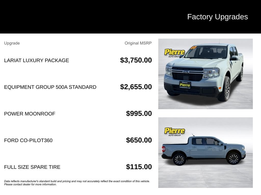 Used 2022 Ford Maverick Lariat w/ Lariat Luxury Package AWD/4WD image 13