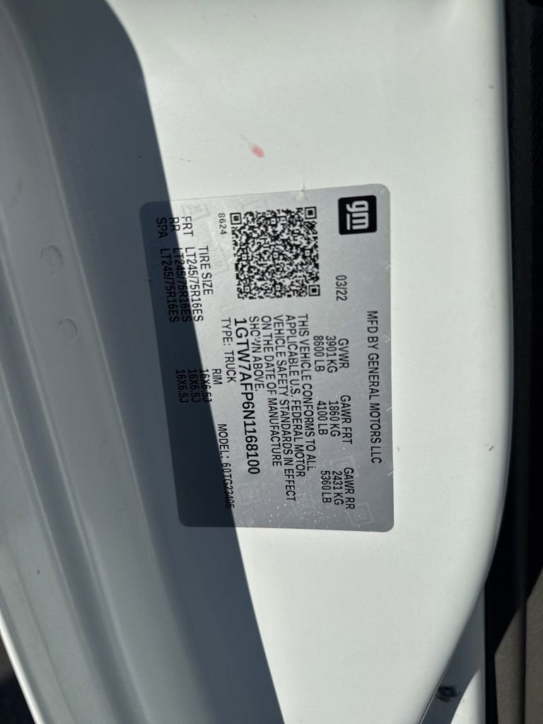 Used 2022 GMC Savana 2500 Work Van w/ Driver Convenience Package image 30