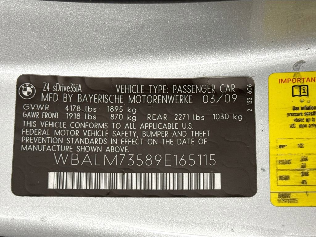 Used 2009 BMW Z4 sDrive35i image 32