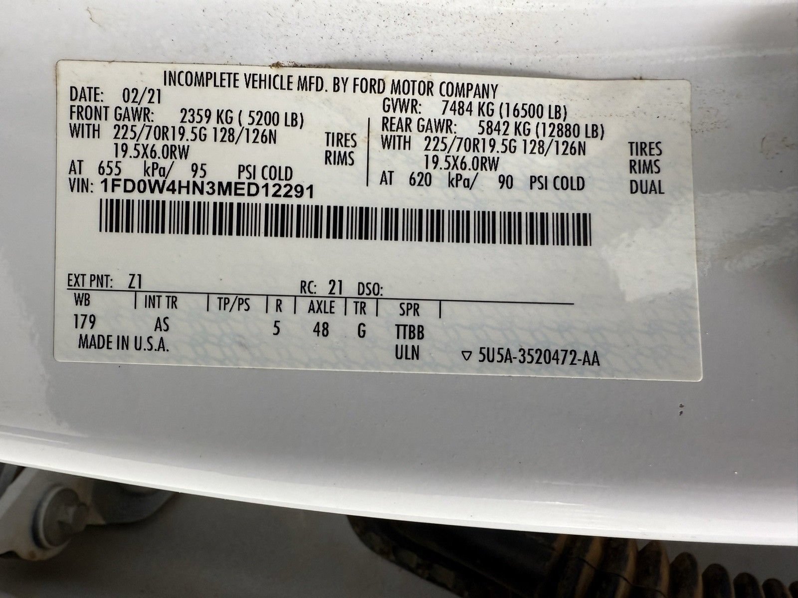 Used 2021 Ford F450 XL w/ Power Equipment Group AWD/4WD image 16