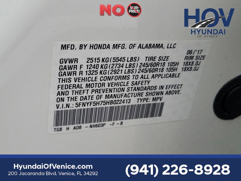 Used 2017 Honda Pilot EX-L image 31