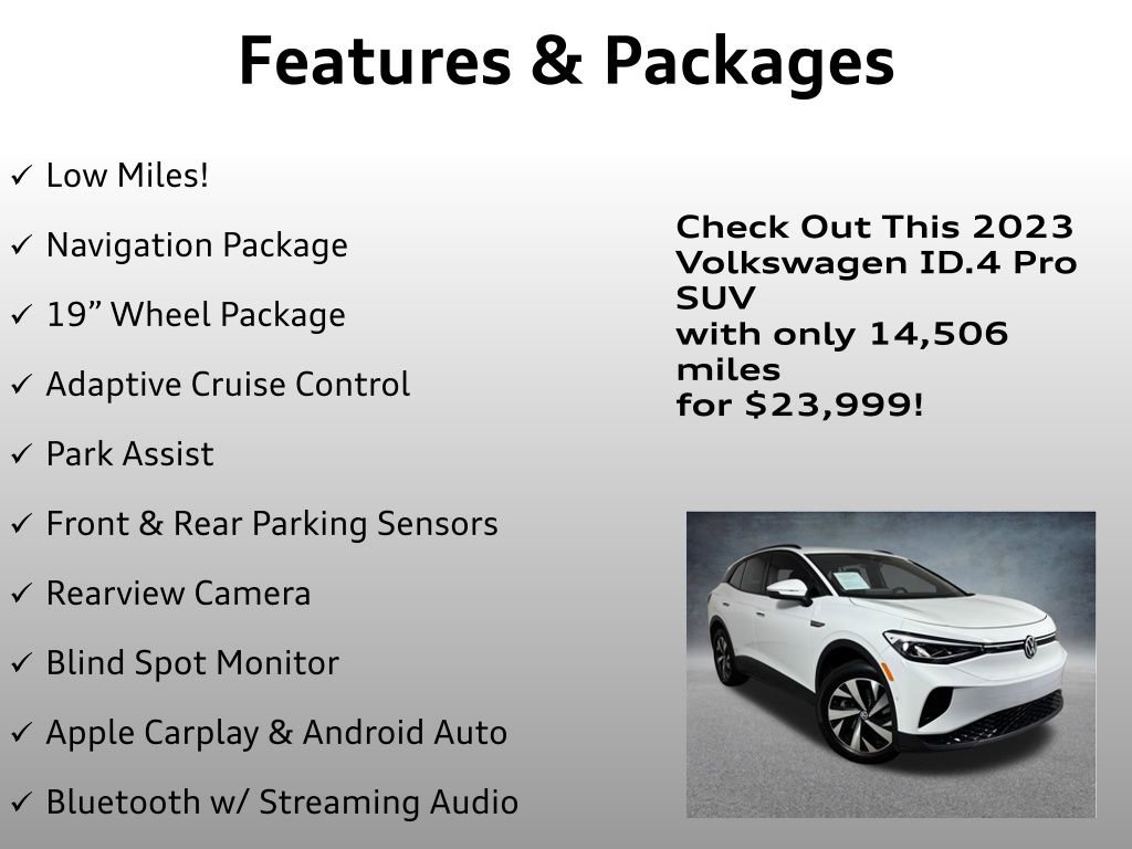 Used 2023 Volkswagen ID.4 Pro AWD/4WD image 4