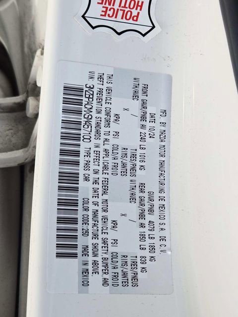 Used 2025 MAZDA MAZDA3 s image 34