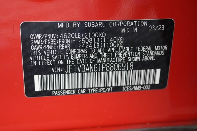 Used 2023 Subaru WRX Limited AWD/4WD image 29