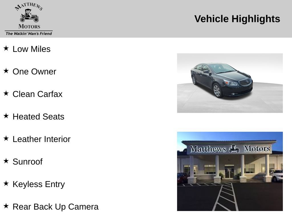 Used 2013 Buick LaCrosse Premium w/ Driver Confidence Package FWD image 12