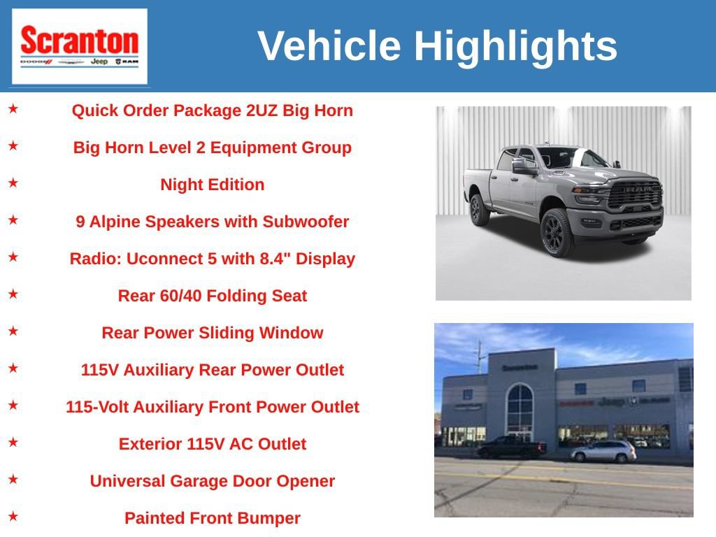 New 2026 RAM 2500 Big Horn AWD/4WD image 6