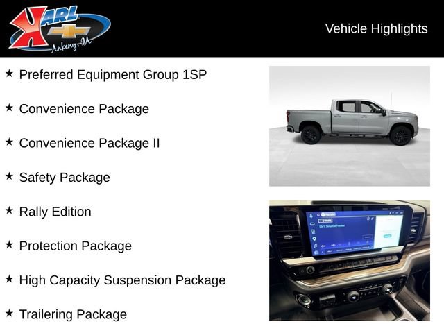 Certified 2023 Chevrolet Silverado 1500 RST w/ Rally Edition AWD/4WD image 2
