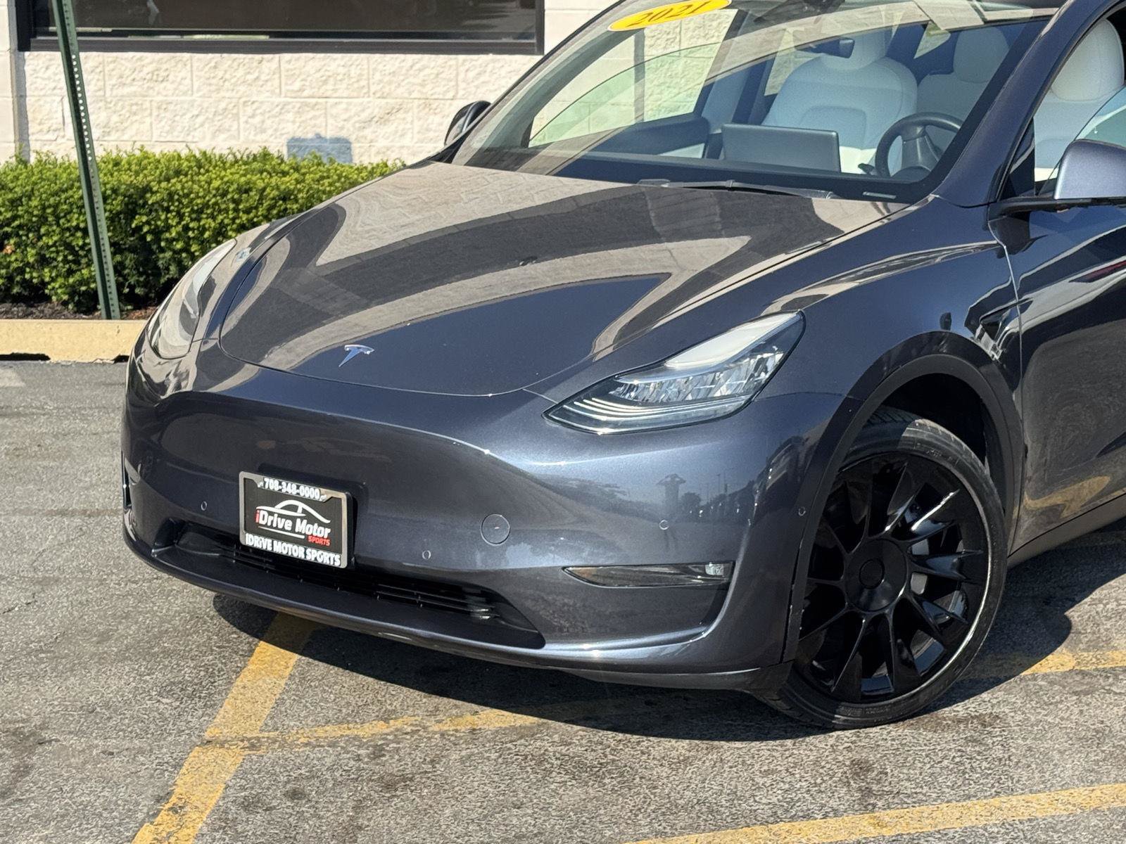 Used 2021 Tesla Model Y Long Range AWD/4WD image 3