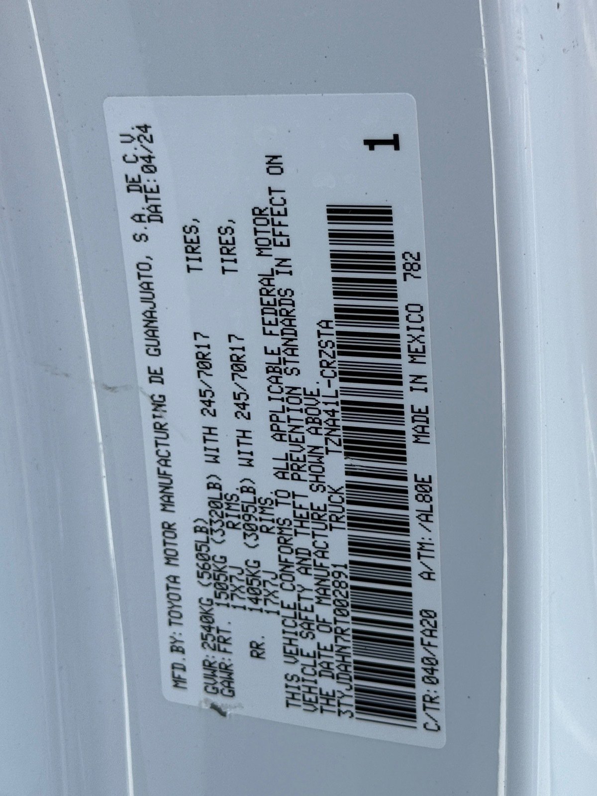 Used 2024 Toyota Tacoma SR image 32