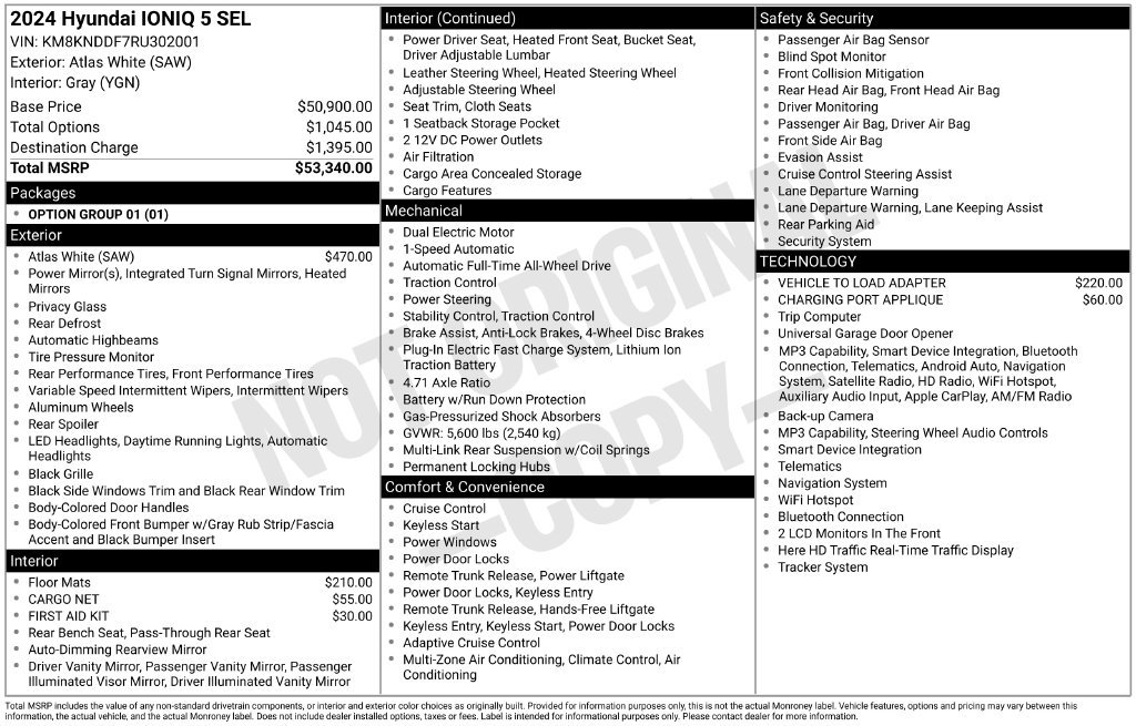 Certified 2024 Hyundai Ioniq 5 SEL AWD/4WD image 29