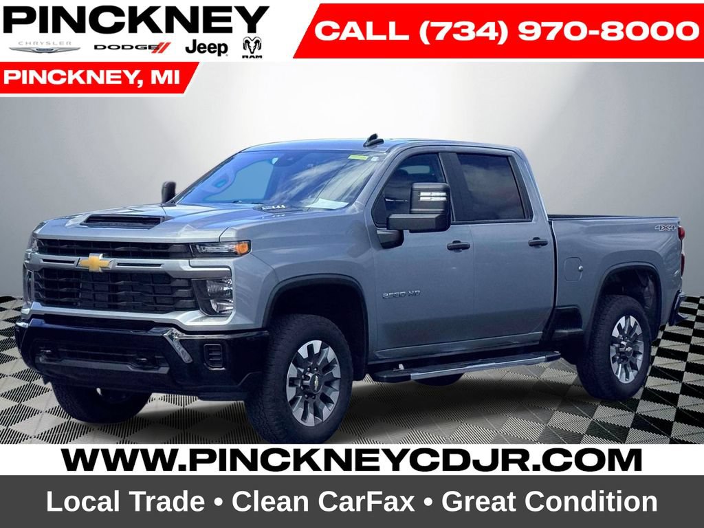 Used 2024 Chevrolet Silverado 2500 Custom w/ Snow Plow Prep/Camper Package AWD/4WD image 1