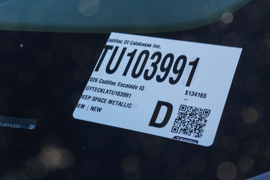 New 2026 Cadillac Escalade IQ Luxury 1 image 30