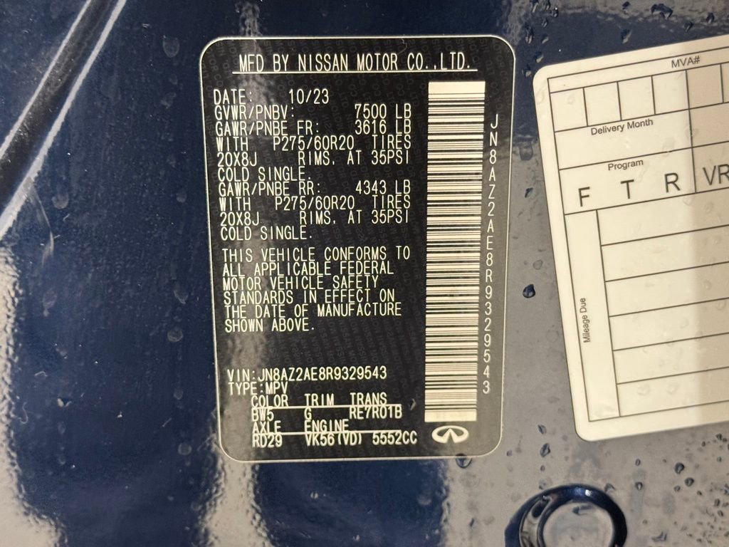 Certified 2024 INFINITI QX80 Luxe image 35