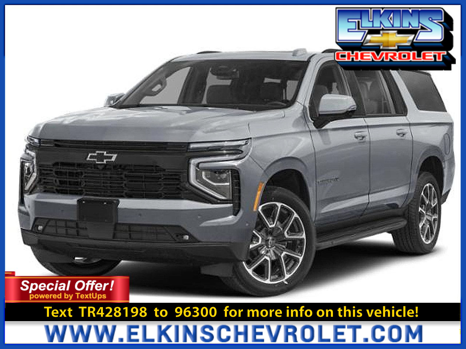 New 2026 Chevrolet Suburban RST w/ RST Capability Package AWD/4WD image 1