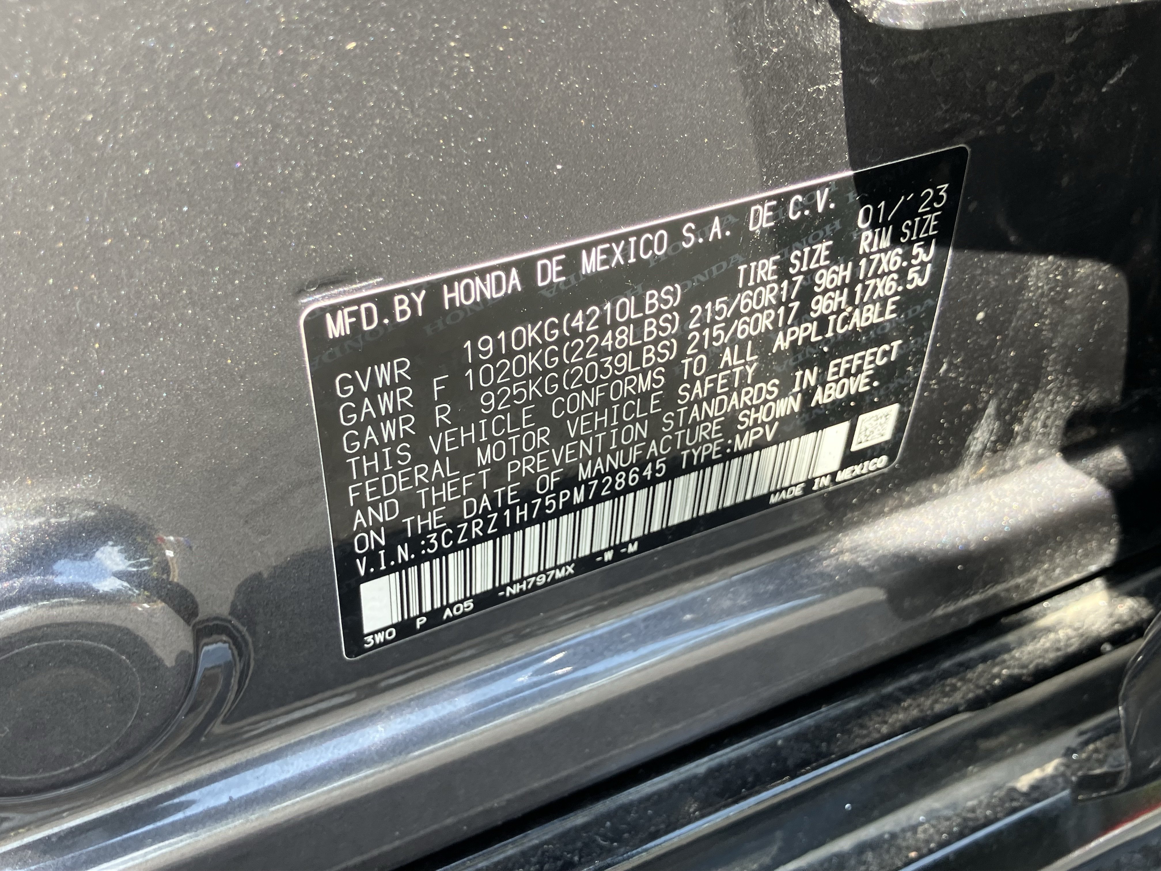 Used 2023 Honda HR-V EX-L image 30