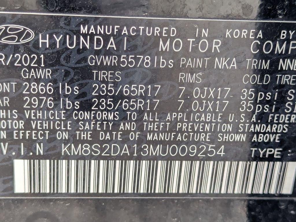 Used 2021 Hyundai Santa Fe Blue AWD/4WD image 38