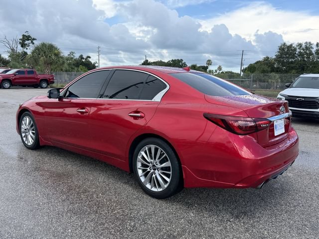 Used 2021 INFINITI Q50 Luxe w/ Cargo Package RWD image 7