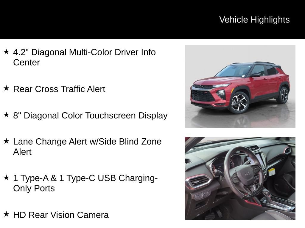 Used 2021 Chevrolet TrailBlazer RS w/ Technology Package image 31