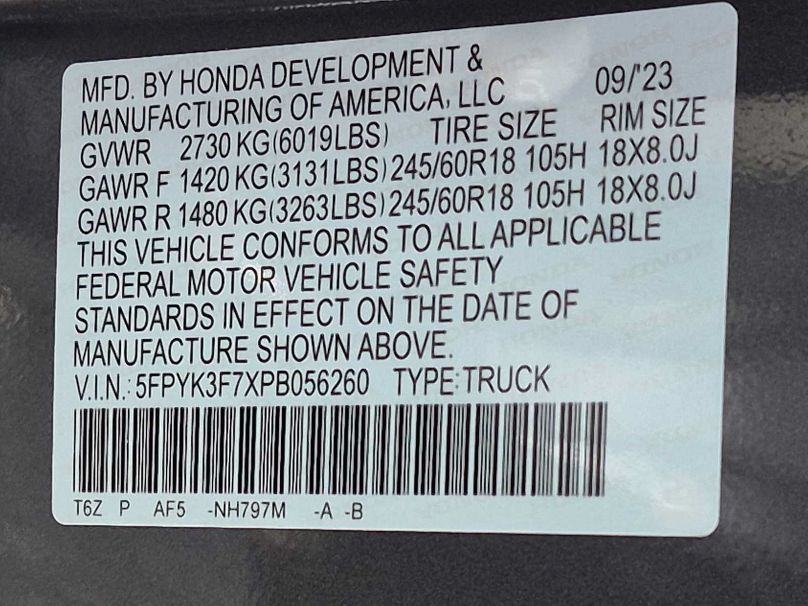 Used 2023 Honda Ridgeline RTL-E image 34