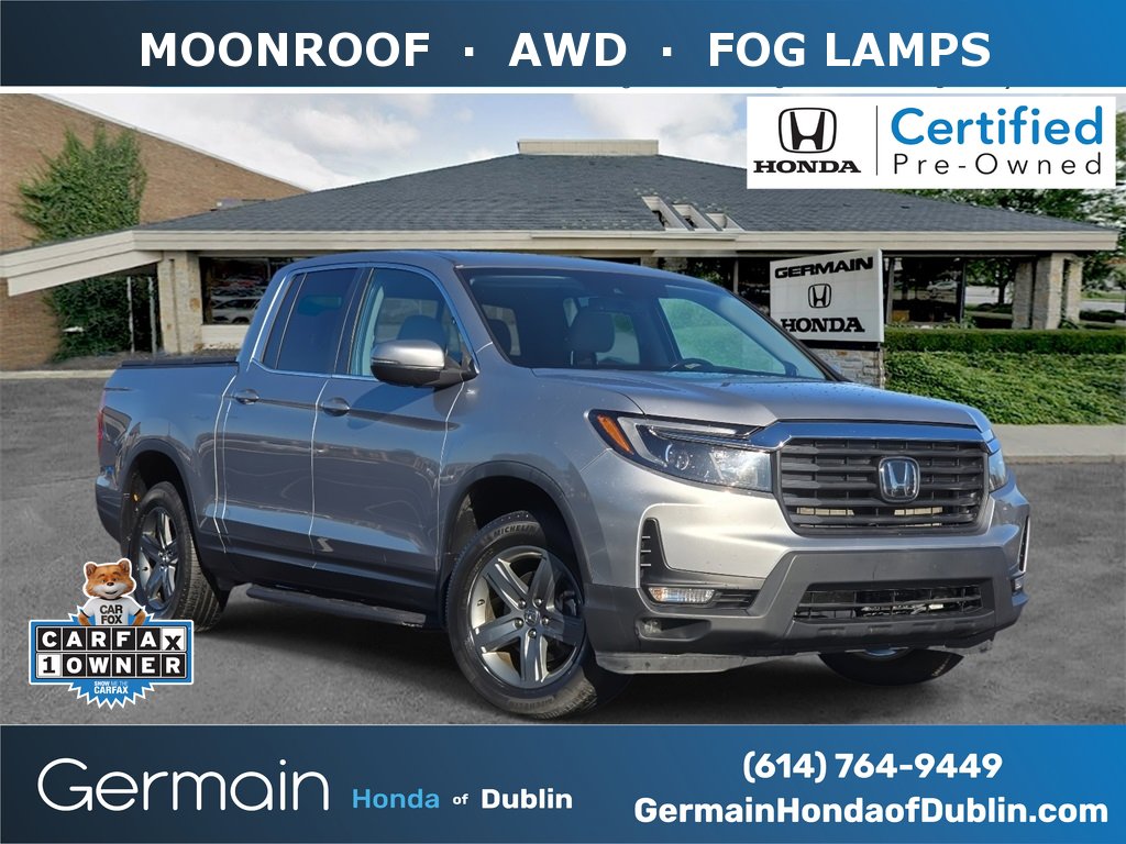 Certified 2021 Honda Ridgeline RTL
