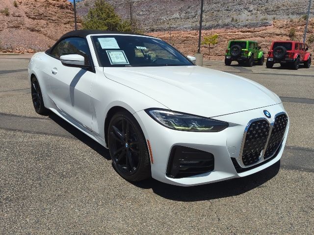 Used 2021 BMW 430i Convertible w/ M Sport Package RWD image 3