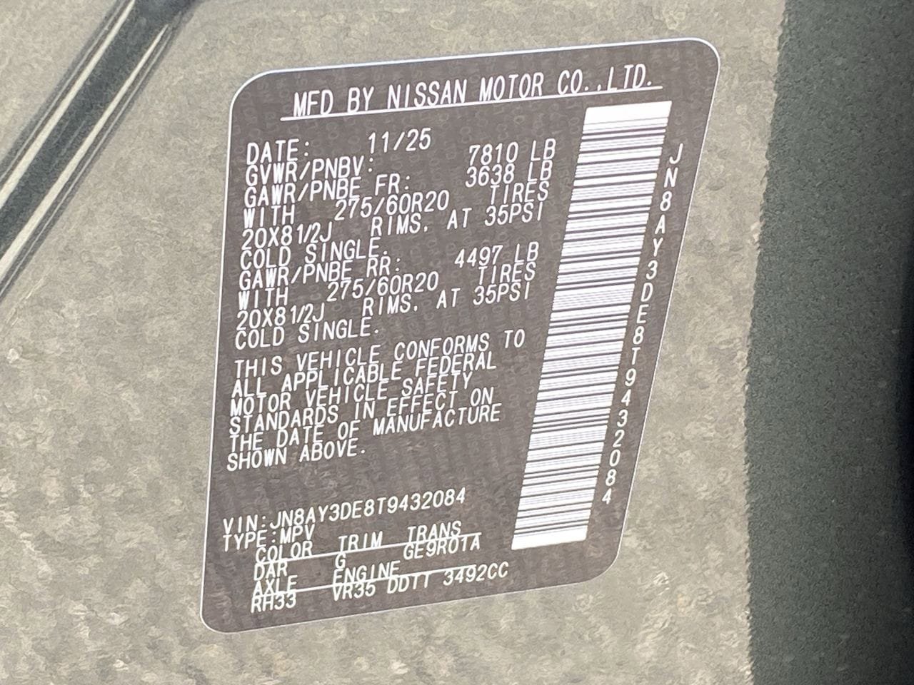 New 2026 Nissan Armada PRO-4X image 35