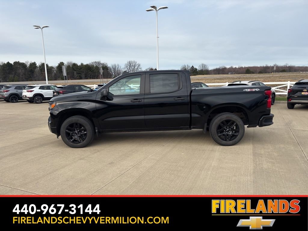 Used 2022 Chevrolet Silverado 1500 Custom w/ LPO, Dark Essentials Package image 3