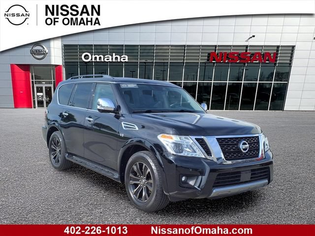 Certified 2020 Nissan Armada Platinum w/ Captain's Chairs Package AWD/4WD image 1