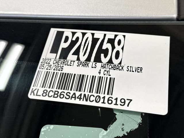 Certified 2022 Chevrolet Spark LS FWD image 27