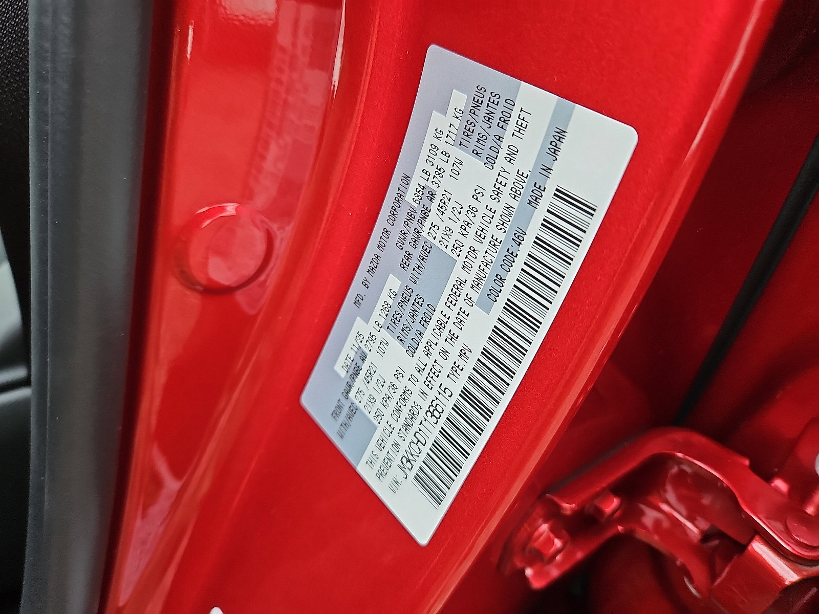 New 2026 MAZDA CX-90 3.3 Turbo w/ Premium Sport Pkg image 20