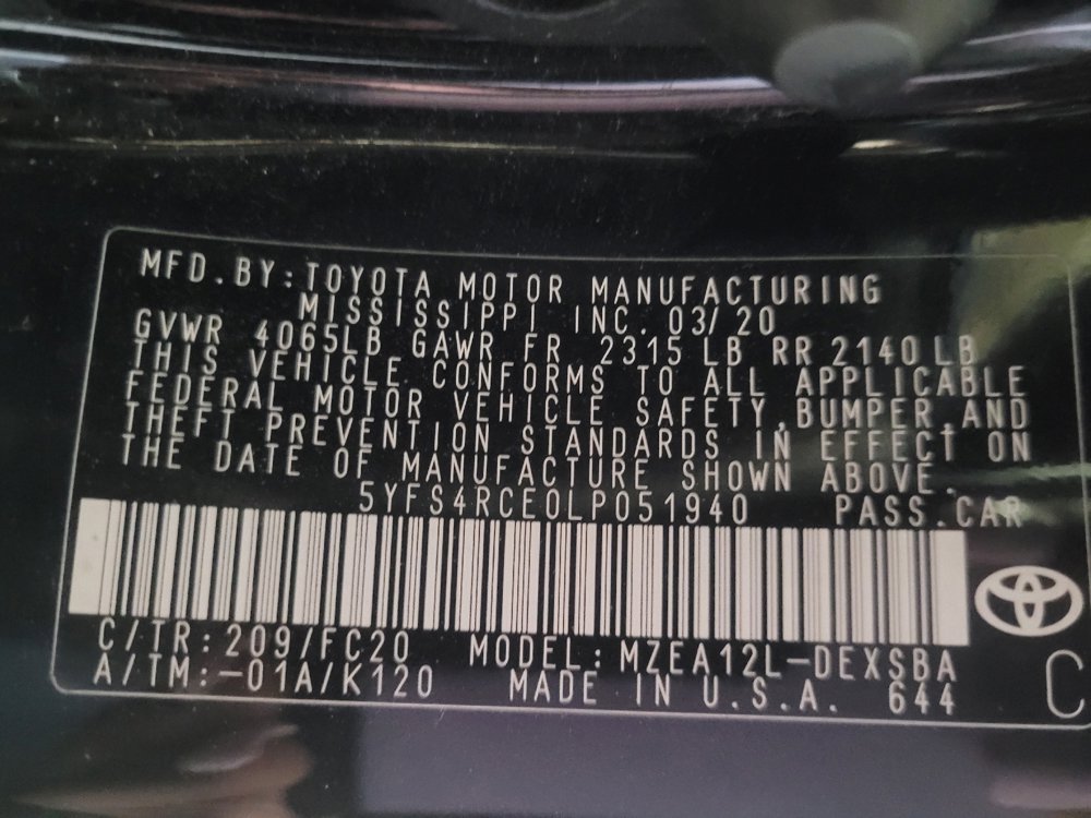 Used 2020 Toyota Corolla SE FWD image 33