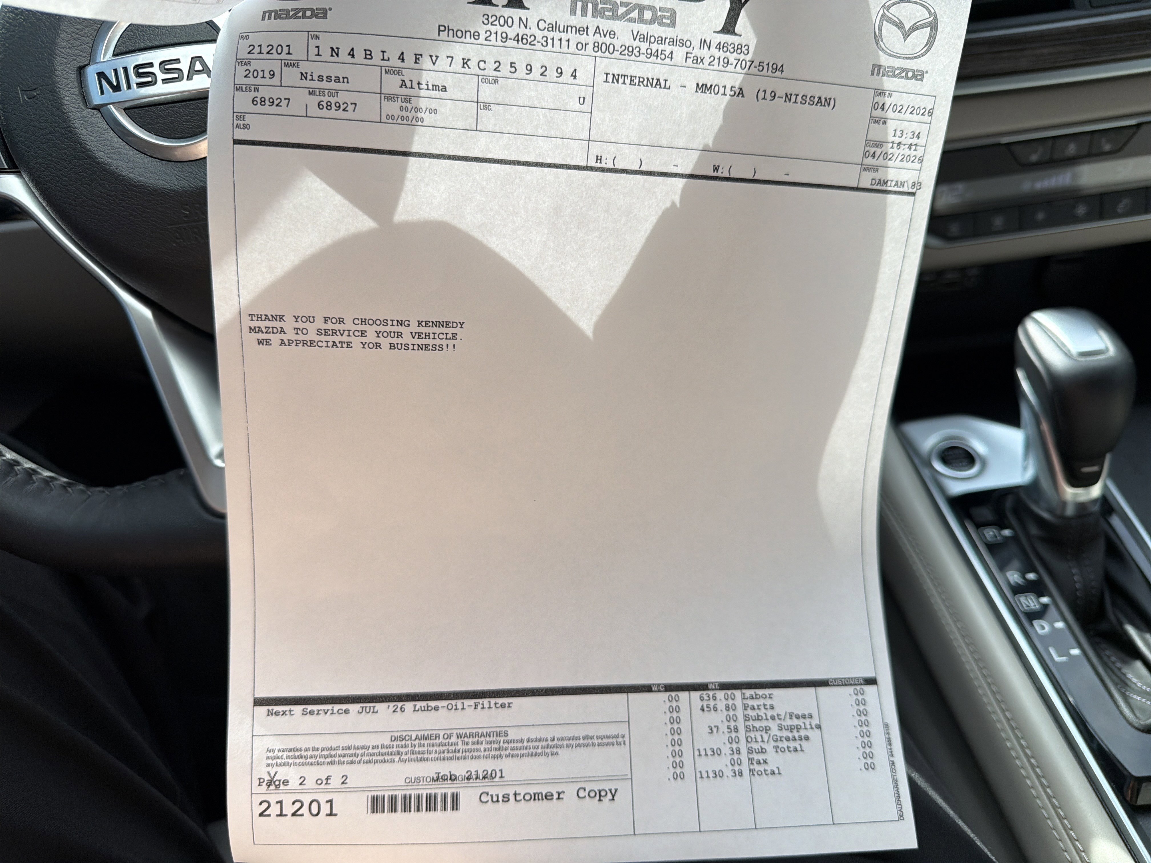 Used 2019 Nissan Altima 2.5 Platinum FWD image 50