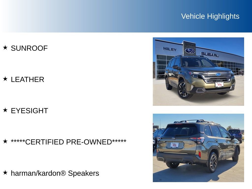 Certified 2025 Subaru Forester Limited image 5