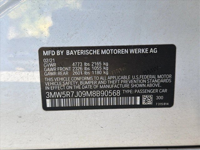 Used 2021 BMW 330i xDrive Sedan w/ Driving Assistance Package AWD/4WD image 23