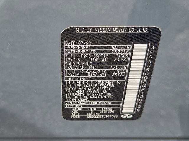 Used 2022 INFINITI QX50 Essential image 24