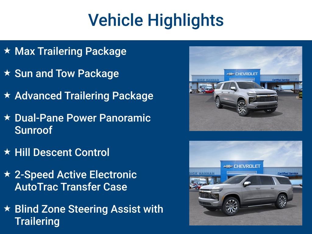 New 2026 Chevrolet Suburban Premier w/ Sun And Tow Package image 3