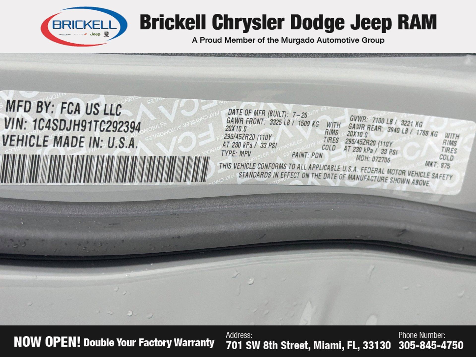 New 2026 Dodge Durango SRT Hellcat w/ Premium Group AWD/4WD image 45