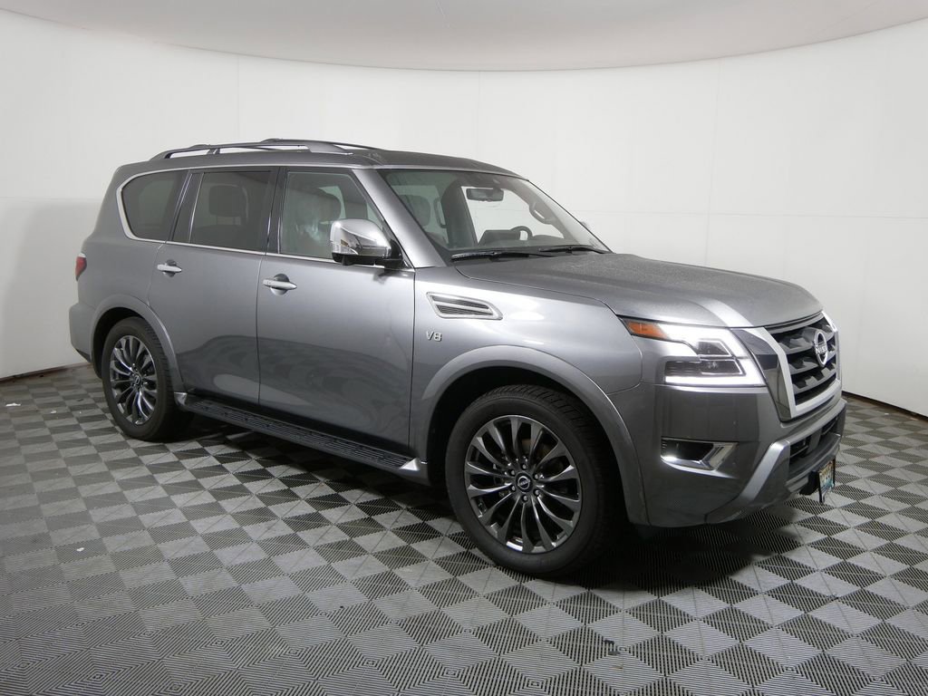Used 2022 Nissan Armada Platinum w/ Captain's Chairs Package