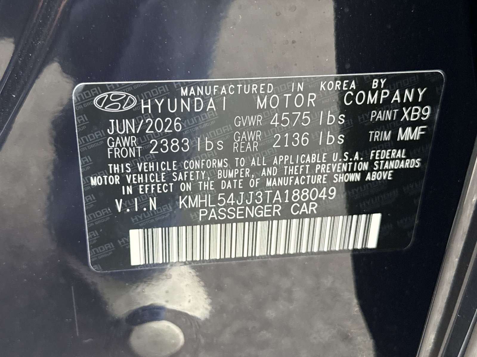 New 2026 Hyundai Sonata Limited FWD image 29
