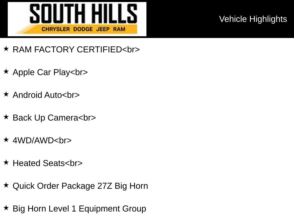 Used 2022 RAM 1500 Big Horn image 3