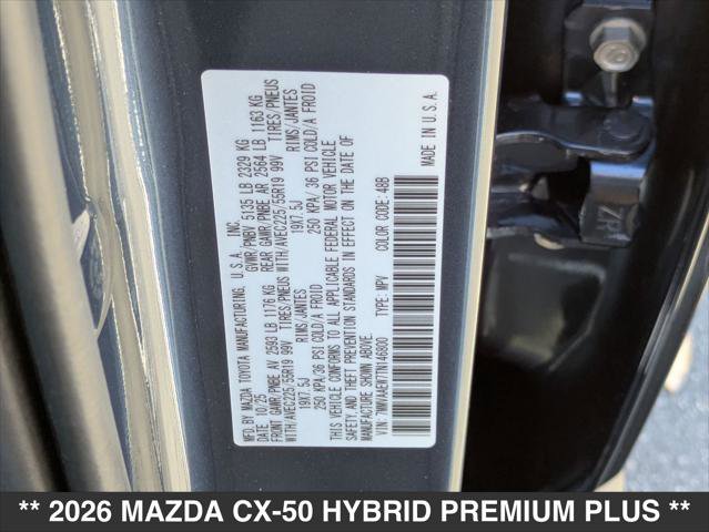 New 2026 MAZDA CX-50 2.5 Hybrid w/ Weather Package image 15