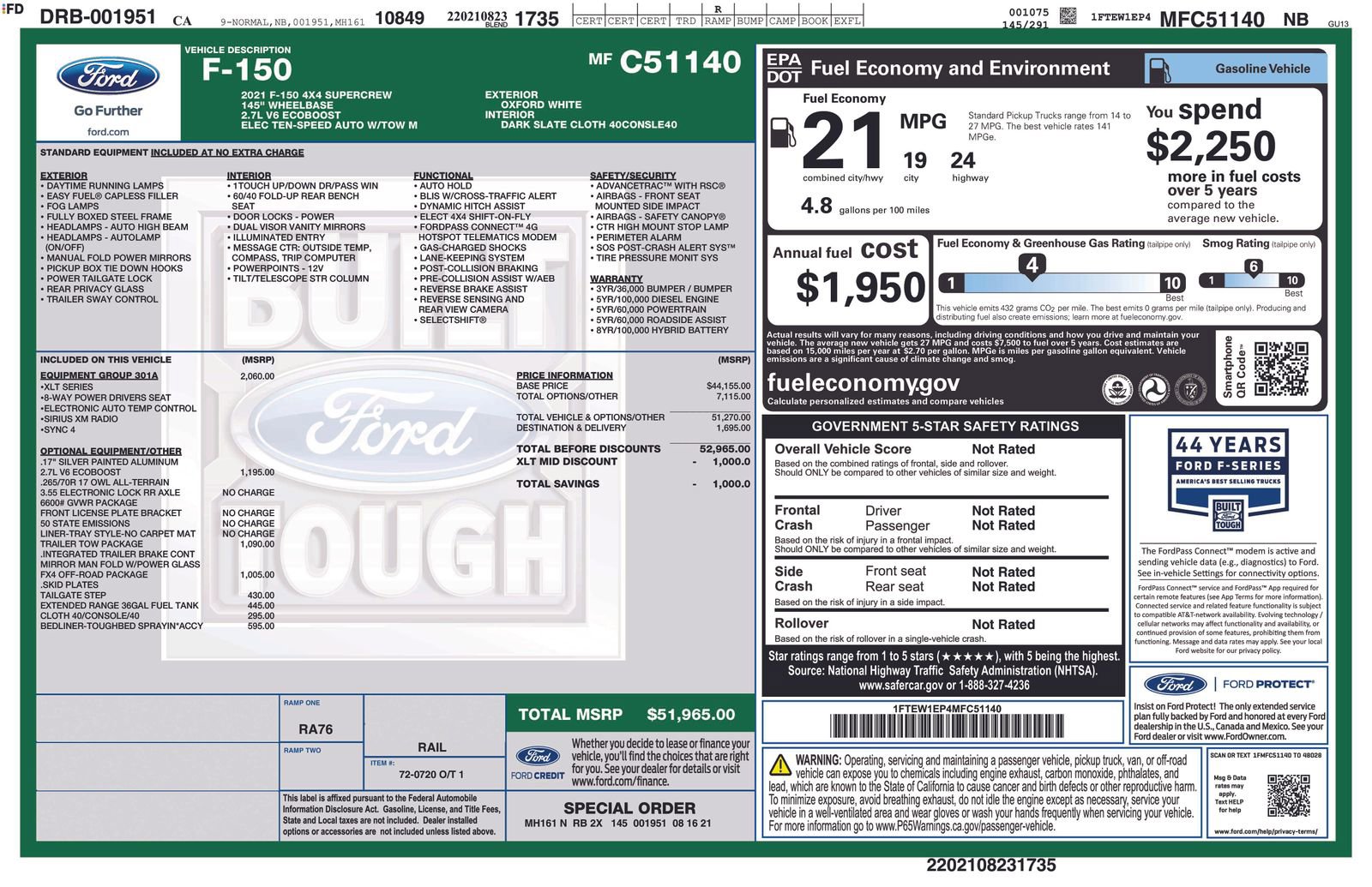 Used 2021 Ford F150 XLT AWD/4WD image 17