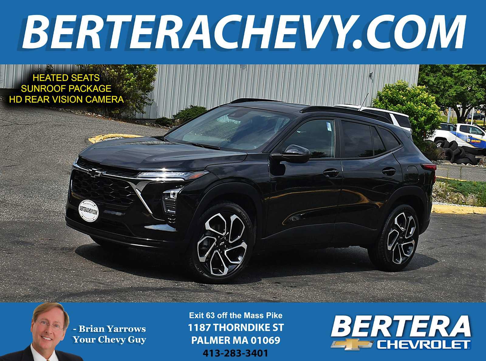 Used 2024 Chevrolet Trax RS w/ Sunroof Package FWD image 1