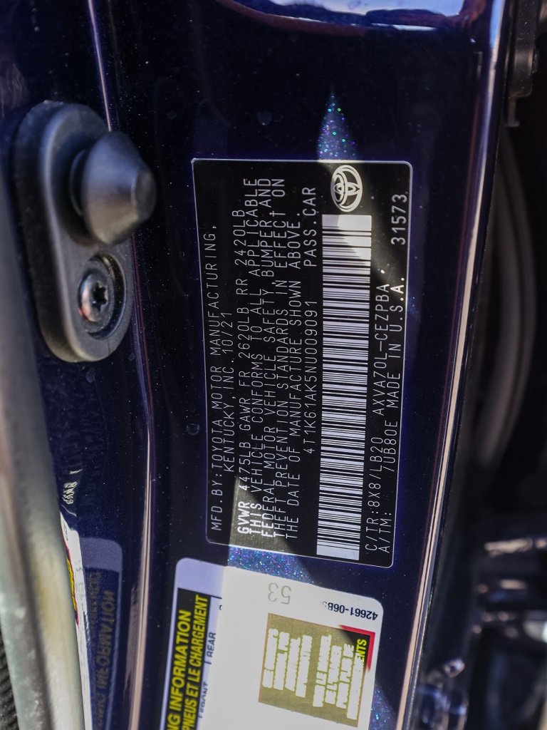 Used 2022 Toyota Camry XSE image 32