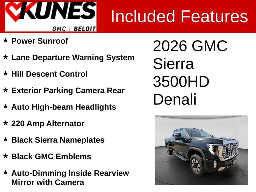 New 2026 GMC Sierra 3500 Denali w/ Technology Package AWD/4WD image 3